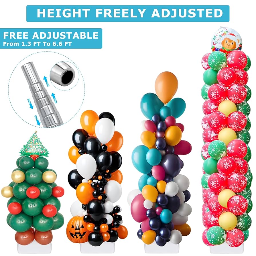 Amazon.com: 2 Set Balloon Column Stand Kit for Floor